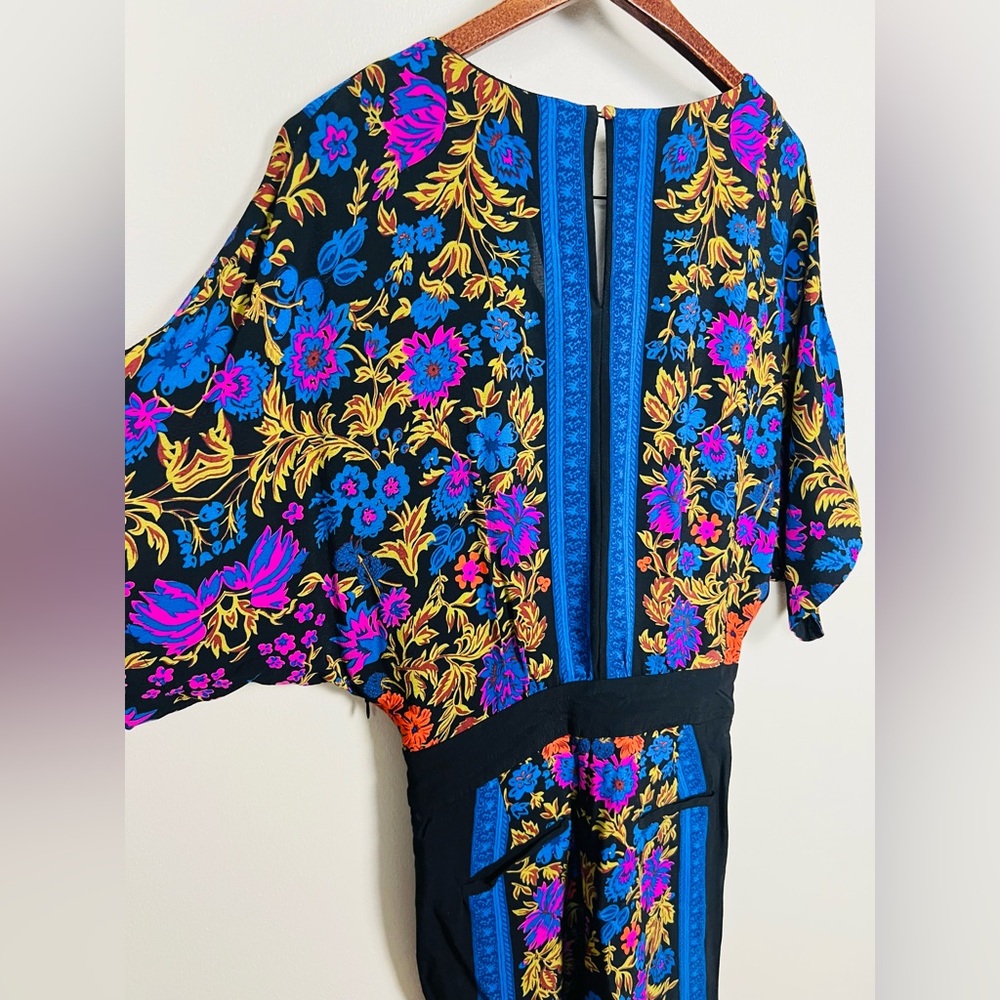 Anthropologie ETT:TWA Scarf Print Jumpsuit – Size 6 - Picture 5 of 16